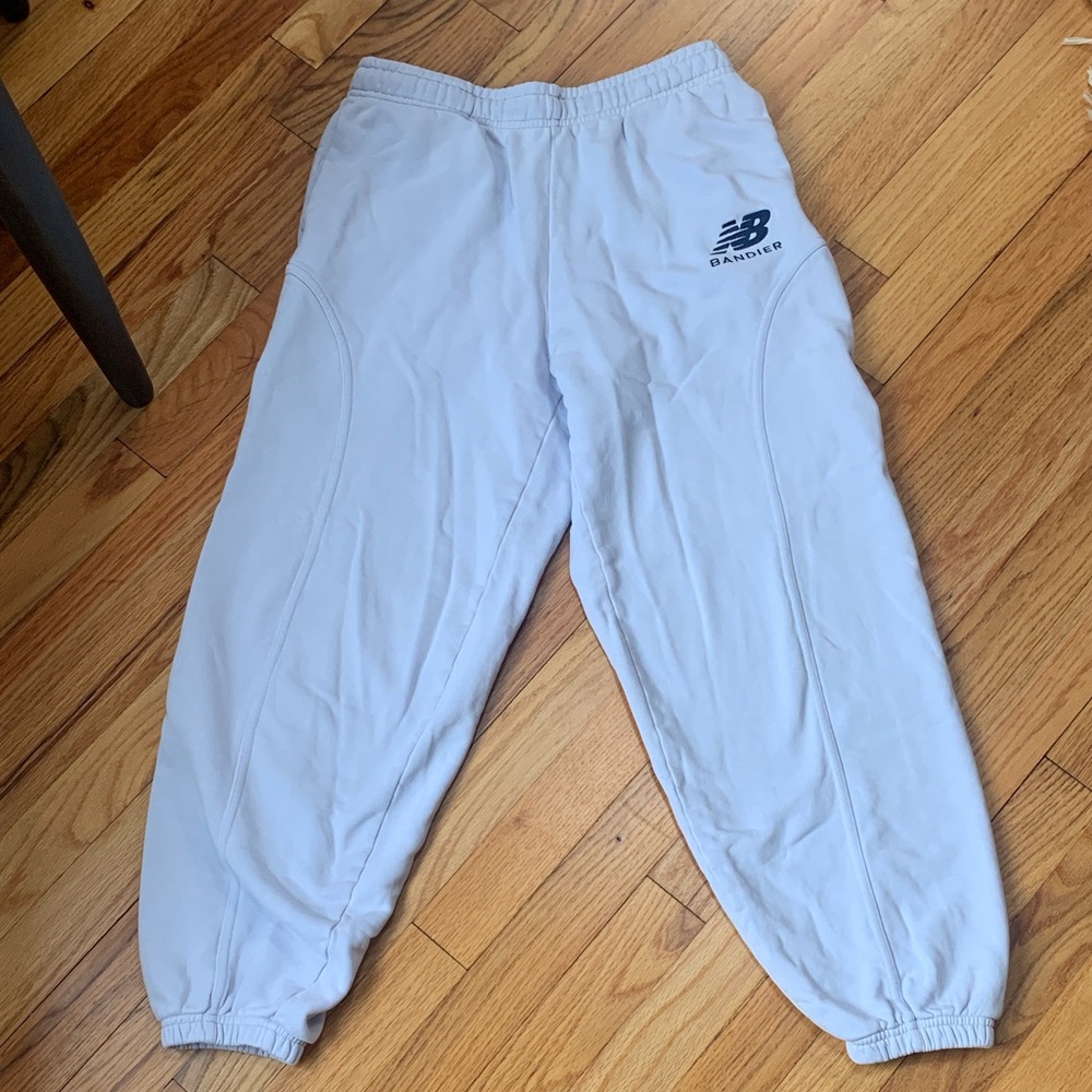 New Balance x Bandier Women's Light Blue Joggers